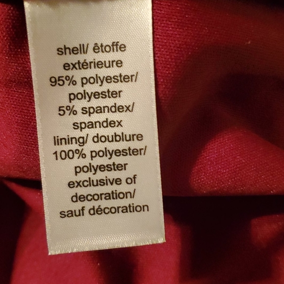 Maurices burgundy statement shoulder blouse - Picture 8 of 9